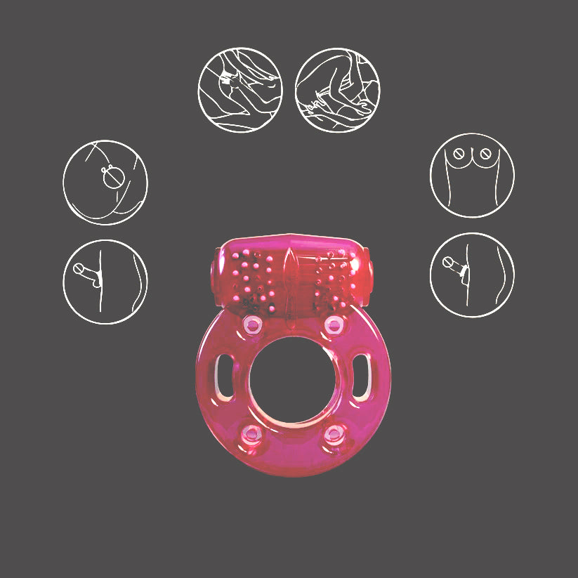 HnH Pleasure Vibrator Ring - Unisex